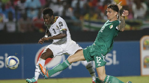 Asamoah Gyan Ghana Vs Algeria