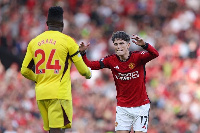 Manchester United duo Andre Onana and Alejandro Garnacho