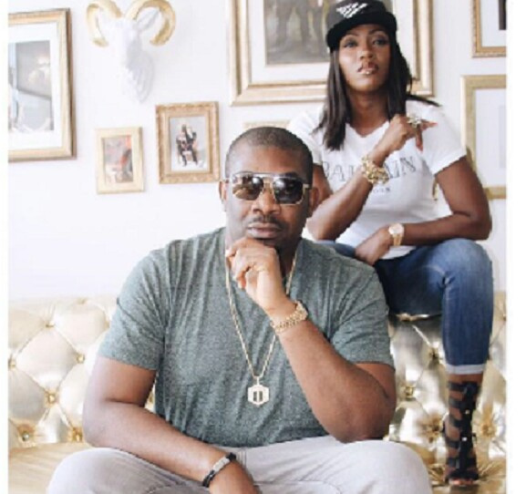 Don Jazzy and Tiwa Savage