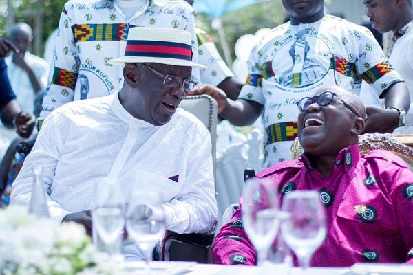 Former President John Agyekum Kufuor and President Nana Akufo-Addo