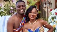 Samuel Nana Nimo marry Naa Dromo inside white wedding on Saturday, July 10, 2021