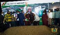 President Nana Addo Dankwa Akufo-Addo at the sod cutting ceremony