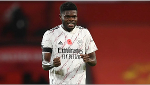 Arsenal midfielder Thomas Partey