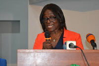 Chairman of the Public Services Commission, Janet Ampdu Fofie