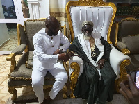 George Afriyie and National Chief Imam Sheikh Dr. Osmanu Nuhu Sharubutu