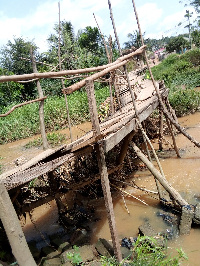 File photo: The bridge links Abensu to Teacher-Korpe