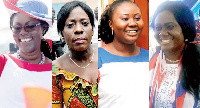 Ursula Owusu-Ekuful, Catherine Afeku, Francesca Oteng Mensah and Barbara Oteng Gyasi