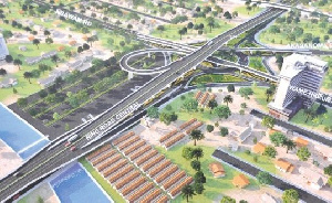 File photo: Sketch of Kwame Nkrumah Circle