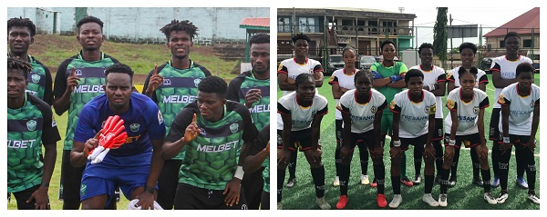 Dreams FC (left) and Dreamz Ladies