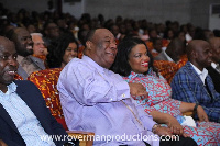 Archbishop Nicholas Duncan-Williams and his wife with other guests