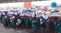 Some nurses earlier protested for delay in payment of their stipend