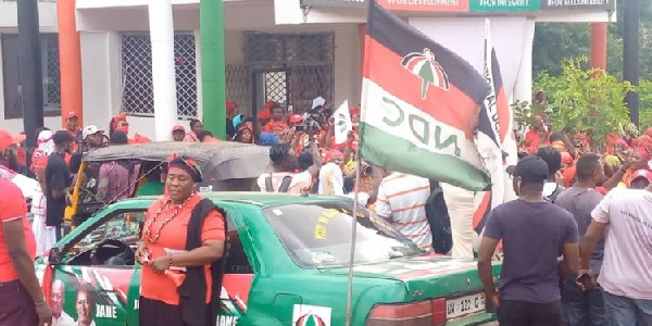 File: National Democratic Congress protestors