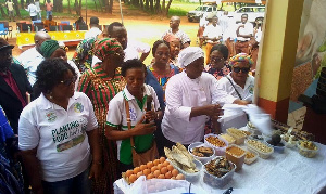 Some caterers undergo training on how to use local rice