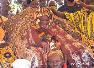 The King takes over from the Overload of the Gonja Traditional Kingdom, Yagbonwura Tuntumba Boresa I