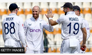 Jack Leach took his 27th lbw out of 132 Test wickets