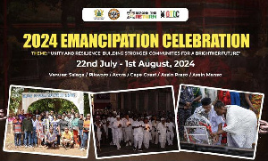 He urged global acknowledgment of Emancipation Day, celebrated on August 1