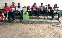 The seven nigerians arrested in Ho