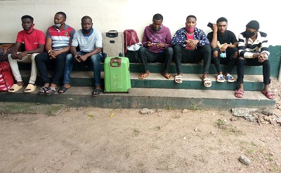 The seven nigerians arrested in Ho