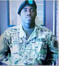 Private Emmanuel Mensah died trying to save people trapped in a burning New York City apartment