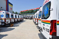 Ambulances to be distributed to various districts