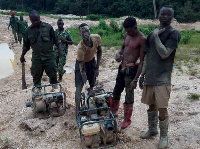 Apampram illegal miners in police custody