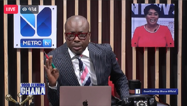 Paul Adom-Otchere is host of Good Evening Ghana