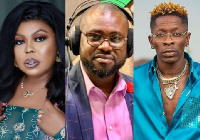 Afia Schwarzenegger, Abeiku Santana and Shatta Wale were among those present in the meeting with IGP