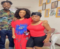 Rapper Kwaw Kese and wife visits Afia Schwarzenegger