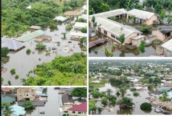 Thousands have been displaced by the recent spilling of water in the Akosombo Dam