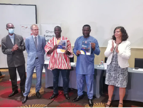 Officials at launch of the 2019 Ghana Extractive Industry Transparency Initiative (GHEITI) report