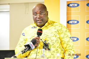 Mr William Tetteh, GM MTN Capital Project Delivering A Speech On Behalf Of CEO Of MTN Ghana At MTN B