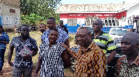 Henry Kwabena Kokofu with some Fomena NPP members