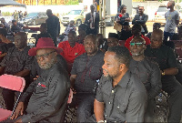 Some GFA officials at funeral ceremony