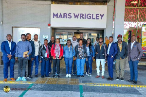 Ghana's top cocoa farmers at Mars Wrigley