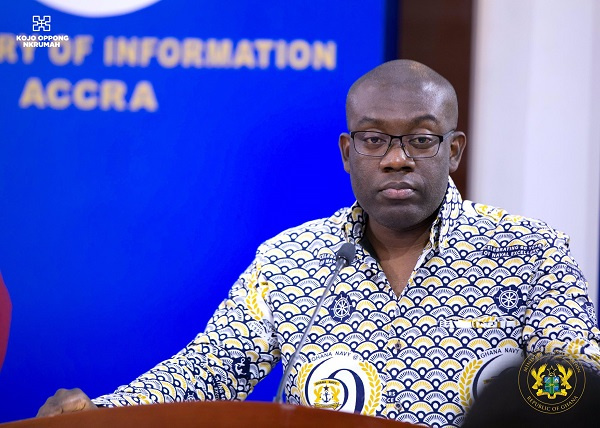 Information Minister, Kojo Oppong Nkrumah