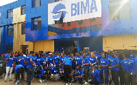 Staff of BIMA in a group photograph