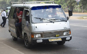 Public transport popularly known as trotro