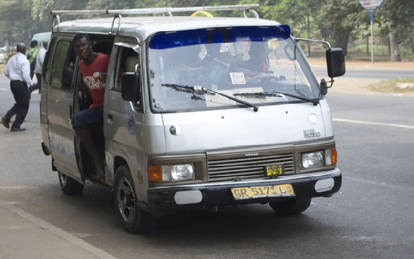 Public transport popularly known as trotro