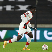 Mohammed Salisu in action for Southampton