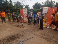 PoP cuts sod for the construction of a new school building at Fodome-Kodzeto