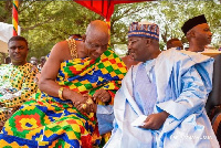 Vice President, Dr. Mahamudu Bawumia with Nana Boakye Tromu III