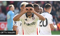 Fulham striker Raul Jimenez scored his fourth goal of the season in all competitions