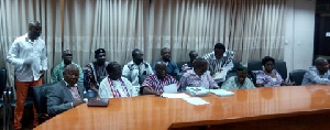 President John Dramani Mahama filling his nomination forms