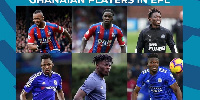 The six Ghanaian players in the English Premier League