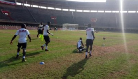 Black Stars training