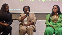 Prof. Opoku-Agyemang (Middle), former Vice-Chancellor of the University of Cape Coast