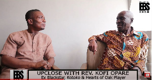 Former Black Stars player, Reverend Kofi Pare