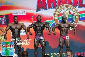 Ghana's Body Building team