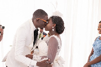 Ameyaw Debrah got married to his longtime girlfriend Elsina Darkoa