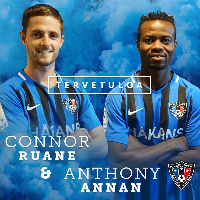 Annan was unveiled on Friday together with British Conor Ruane